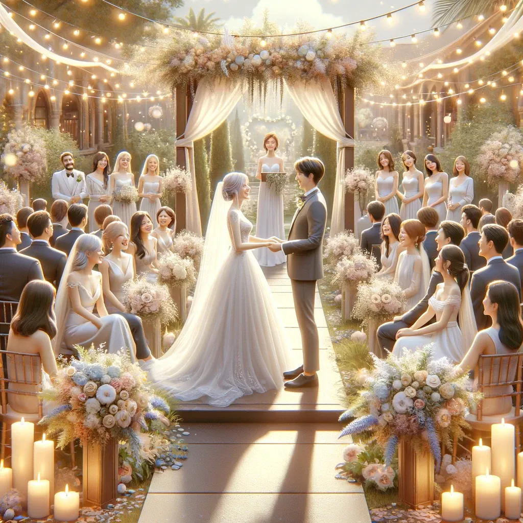 AI wedding simulation